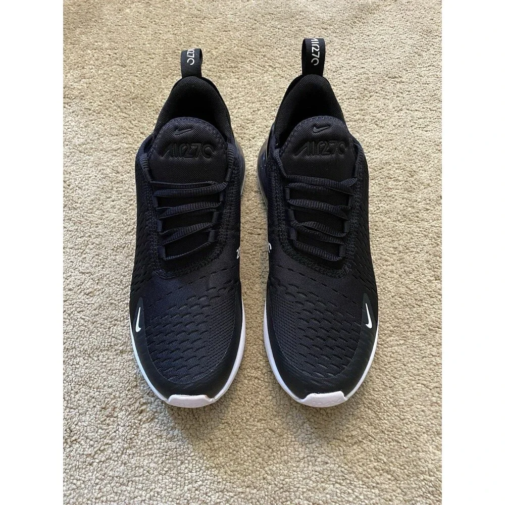 Nike Air Max 270 in Black White Anthracite Color Youth Size 7 or Women’s 8.5